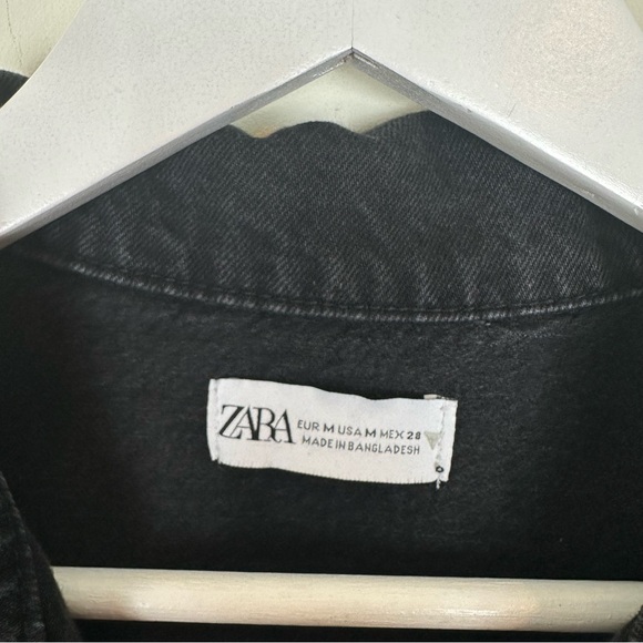 Zara Black Denim Romper - Picture 7 of 13